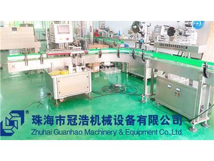 旋蓋機，鋁箔封口機，貼標機，噴碼機，整套生產(chǎn)線(xiàn)已完成生產(chǎn)送貨至客戶(hù)公司